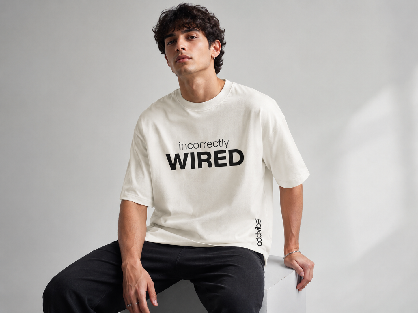 incorrectly WIRED Heavyweight Cotton Oversized T-Shirt