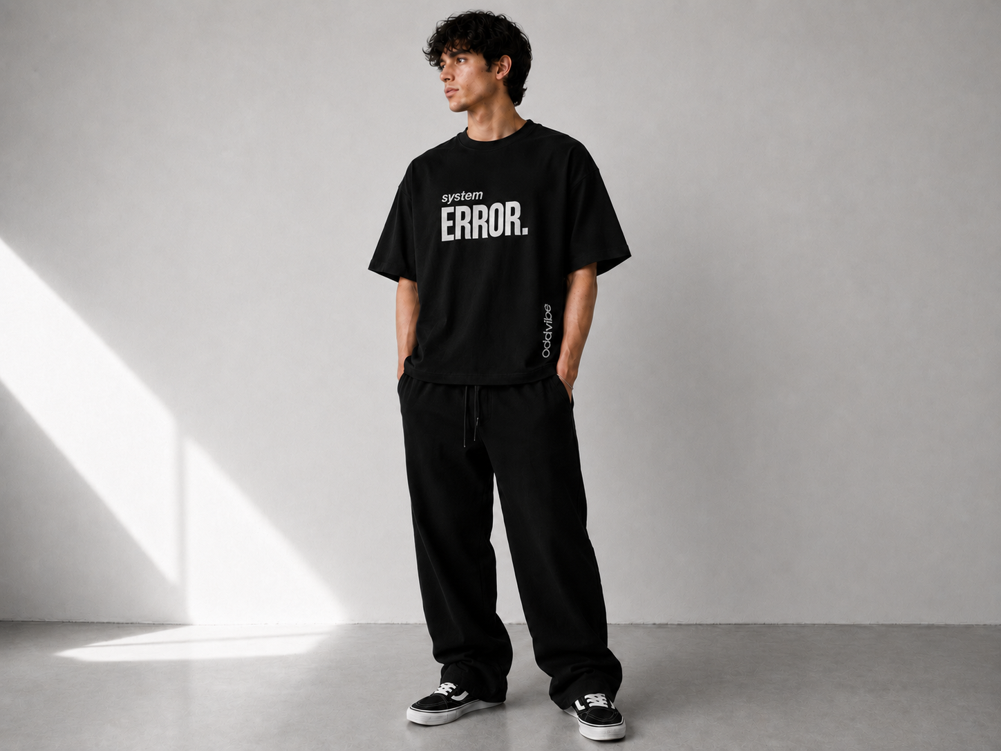 system ERROR Heavyweight Cotton Oversized T-Shirt