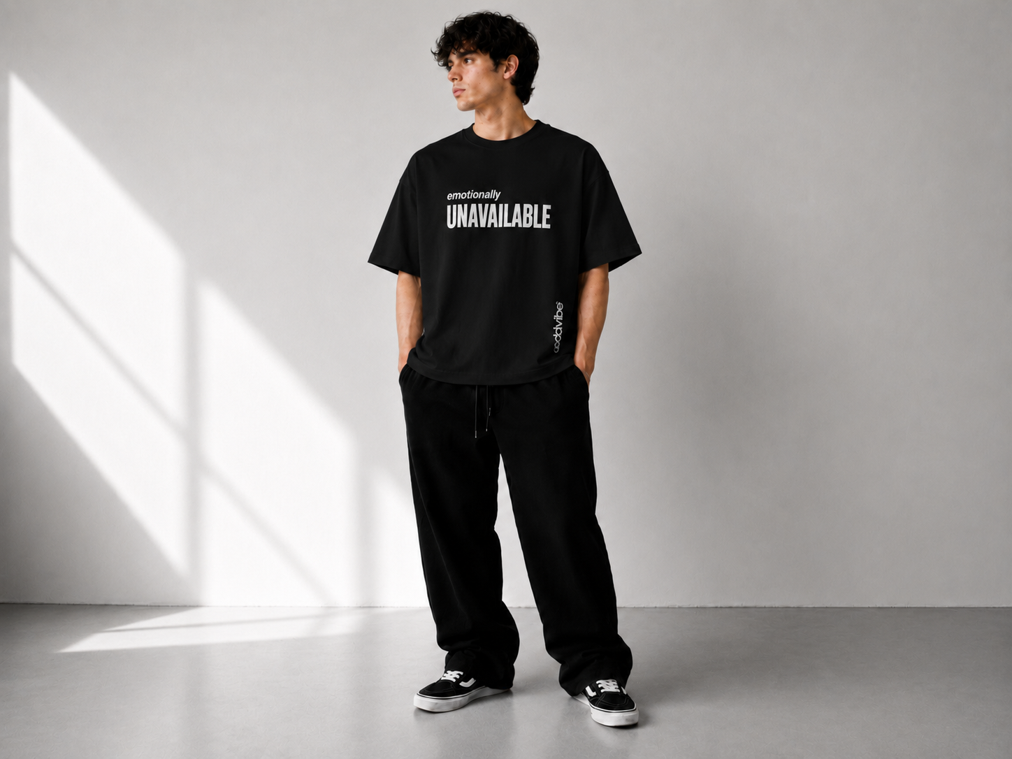 emotionally UNAVAILABLE Heavyweight Cotton Oversized T-Shirt