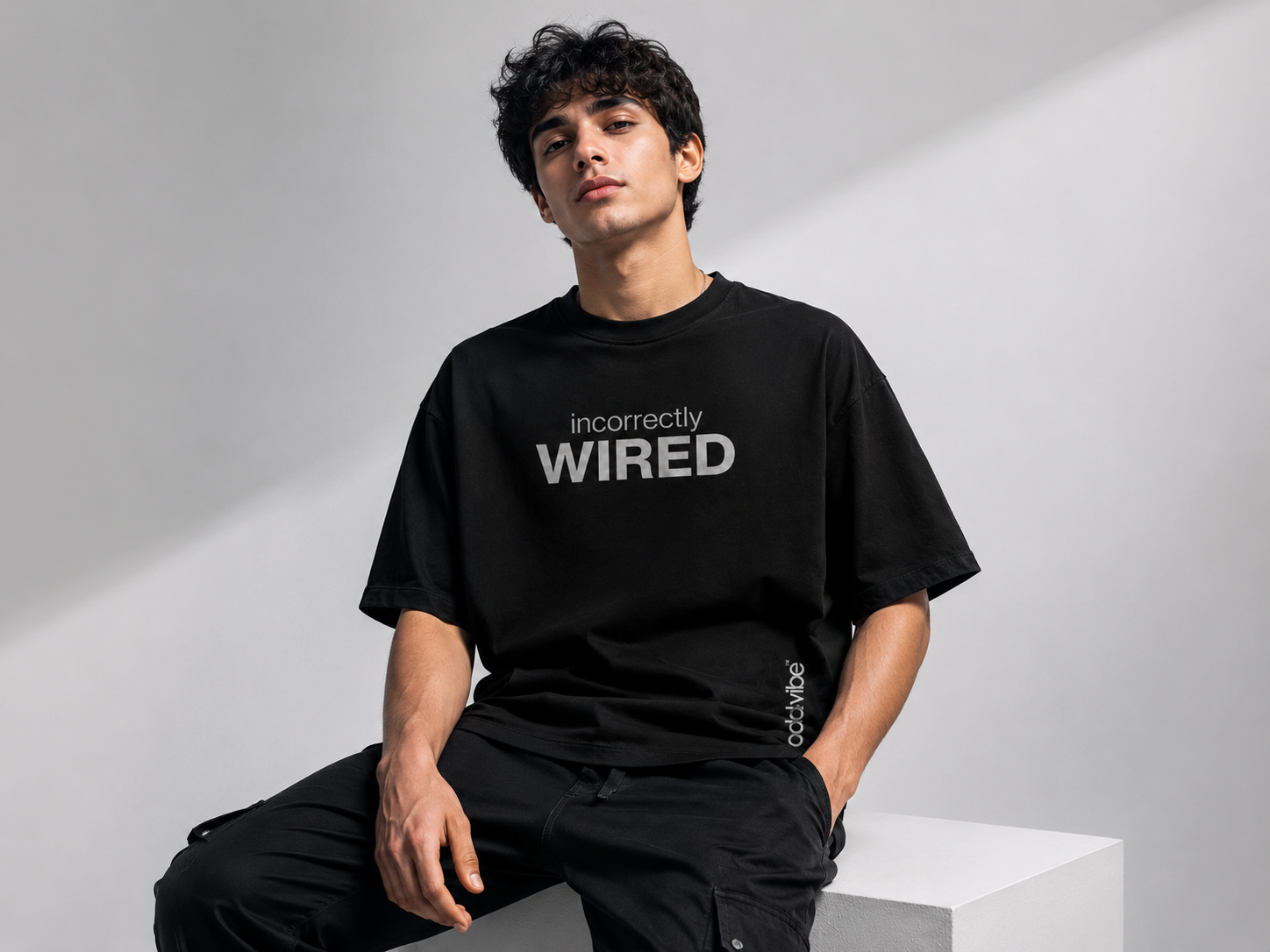 incorrectly WIRED Heavyweight Cotton Oversized T-Shirt