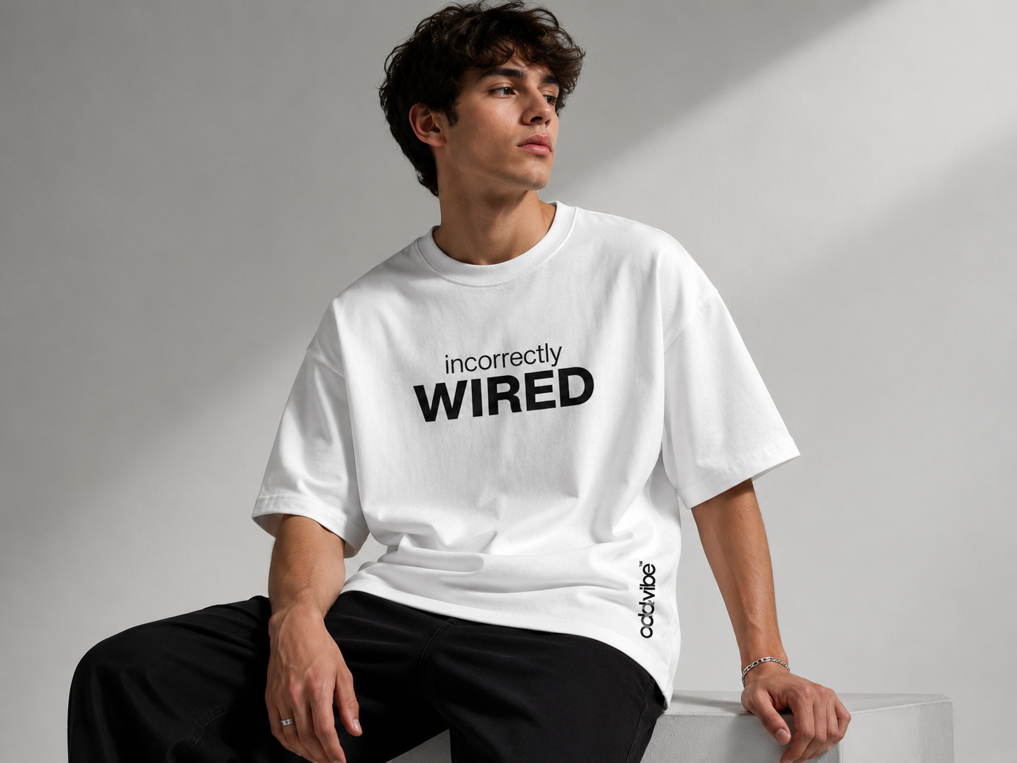 incorrectly WIRED Heavyweight Cotton Oversized T-Shirt