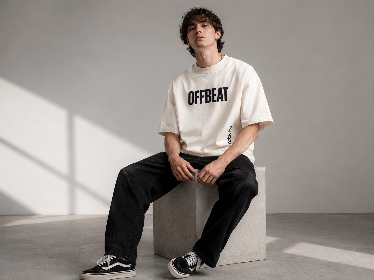 OFFBEAT Heavyweight Cotton Oversized T-Shirt