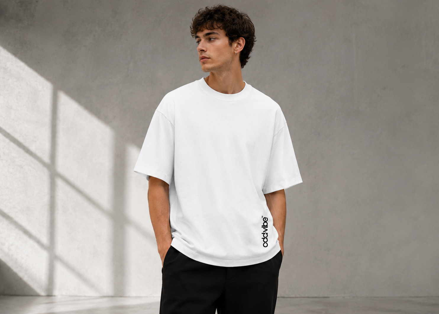 ODDVIBE Premium Heavyweight Cotton Oversized T-Shirt