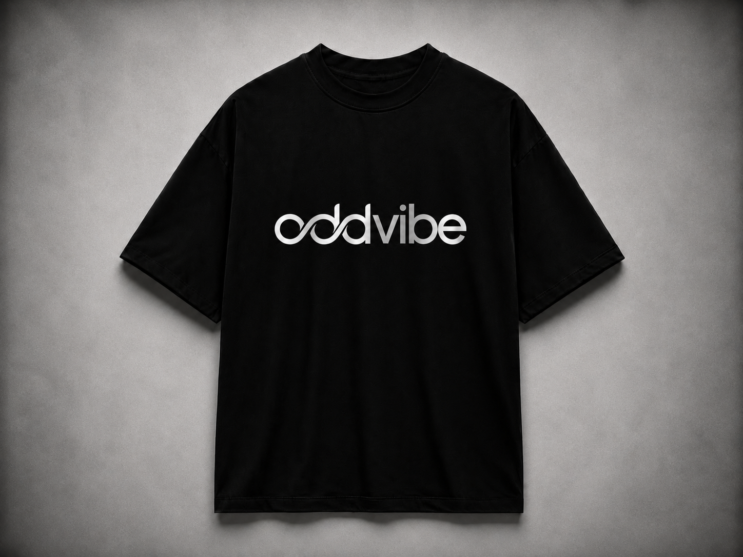 ODDVIBE Official logo Heavyweight Cotton Oversized T-Shirt