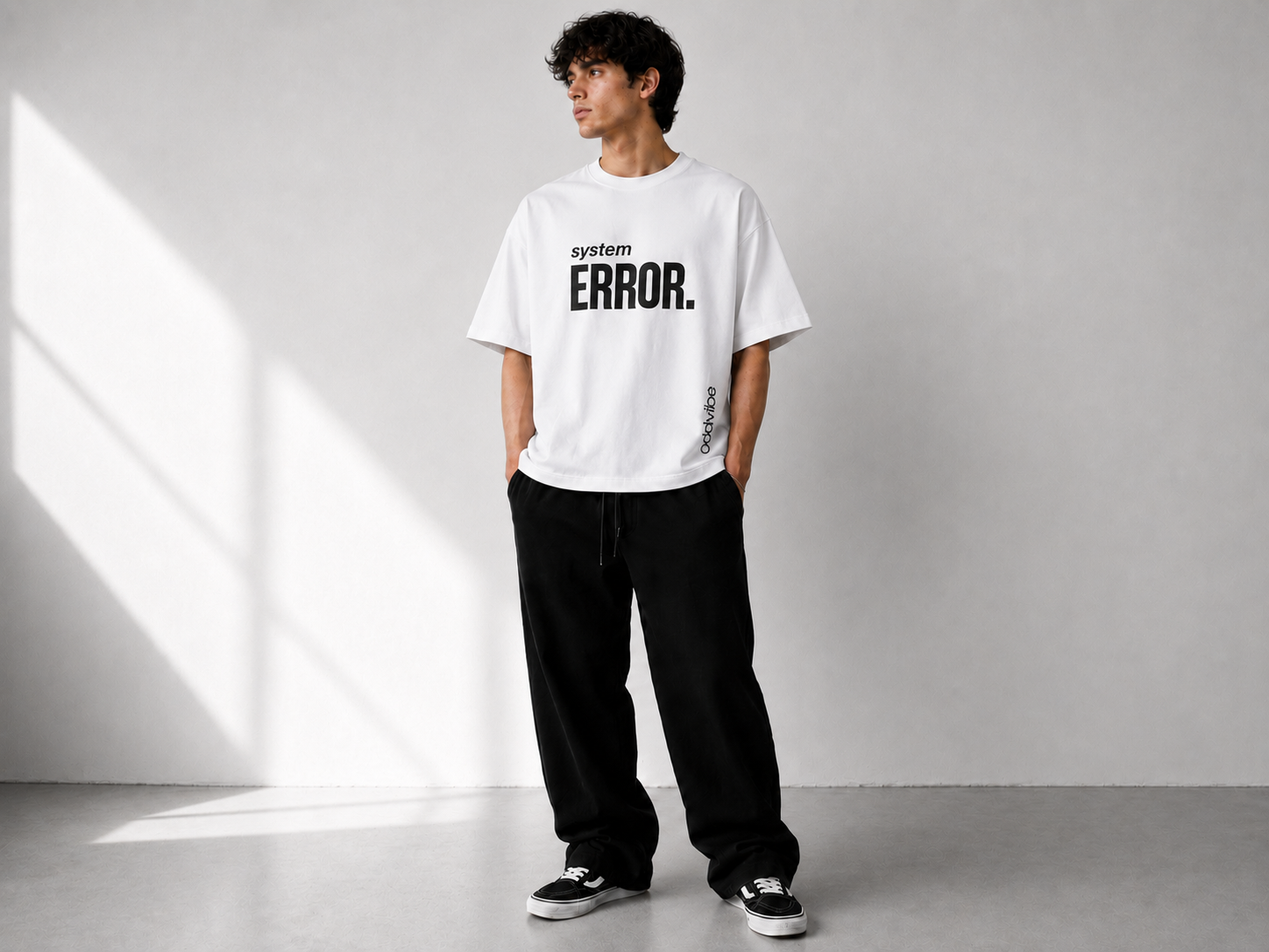 system ERROR Heavyweight Cotton Oversized T-Shirt