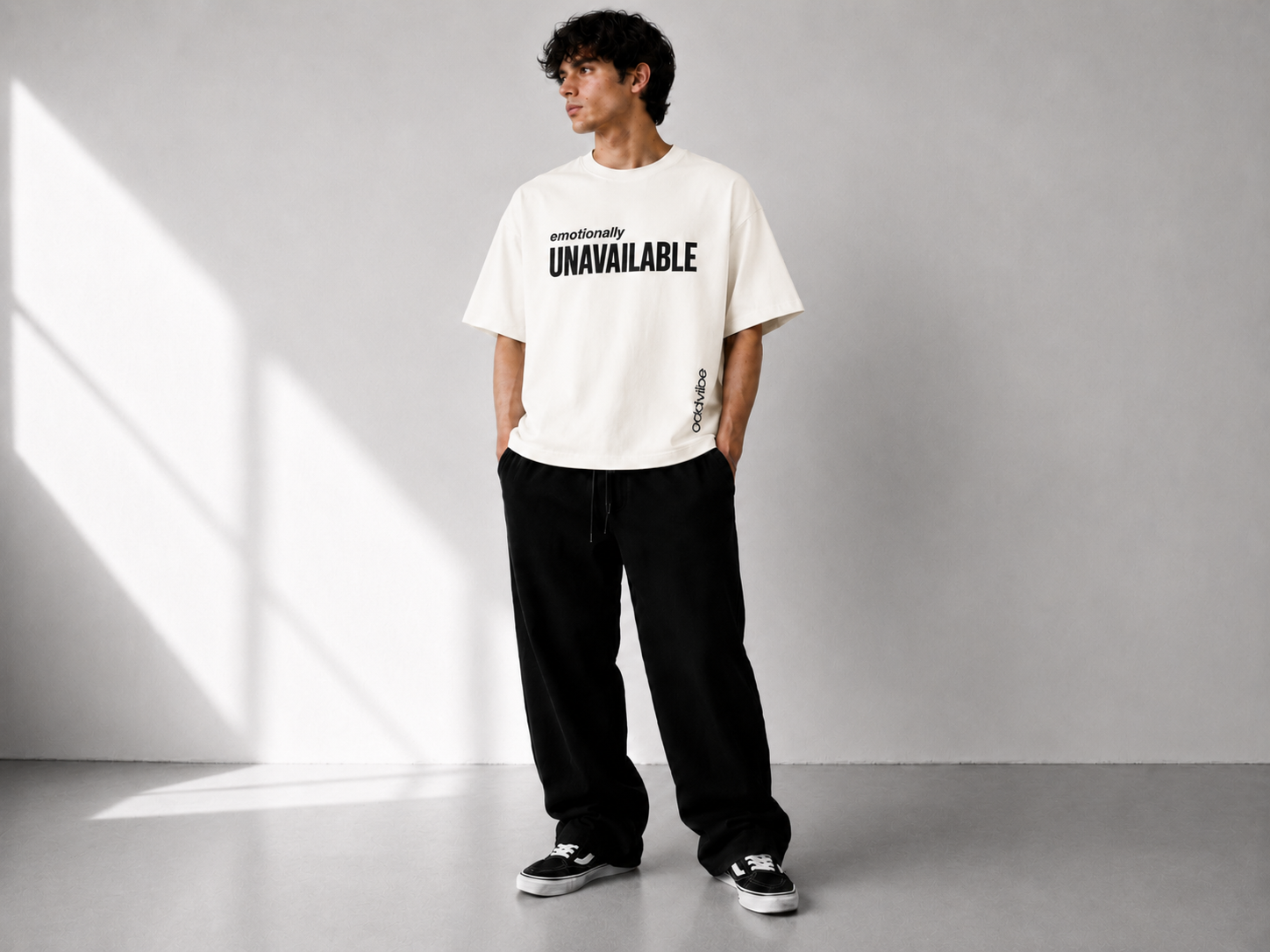 emotionally UNAVAILABLE Heavyweight Cotton Oversized T-Shirt